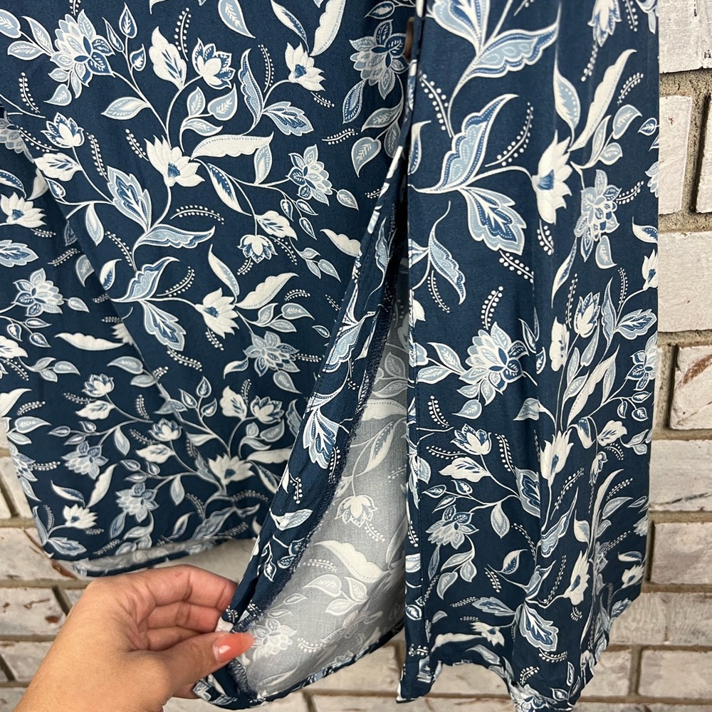 LOFT | Floral A-Line Skirt - Picture 5 of 7